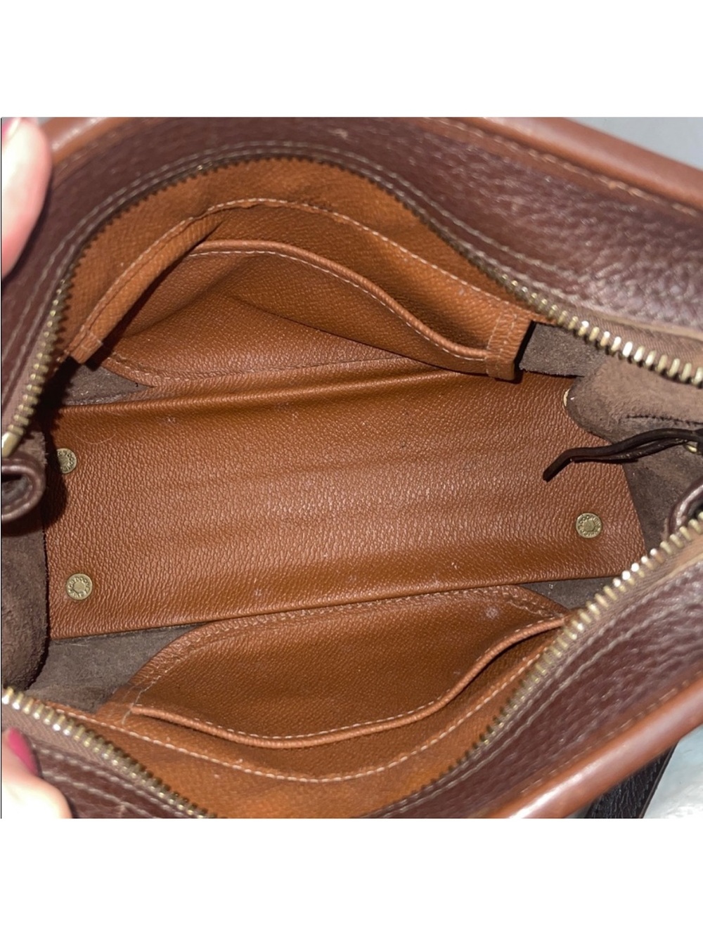 Vintage Dooney & Bourke Top Zip Buckle Bag - Picture 11 of 16